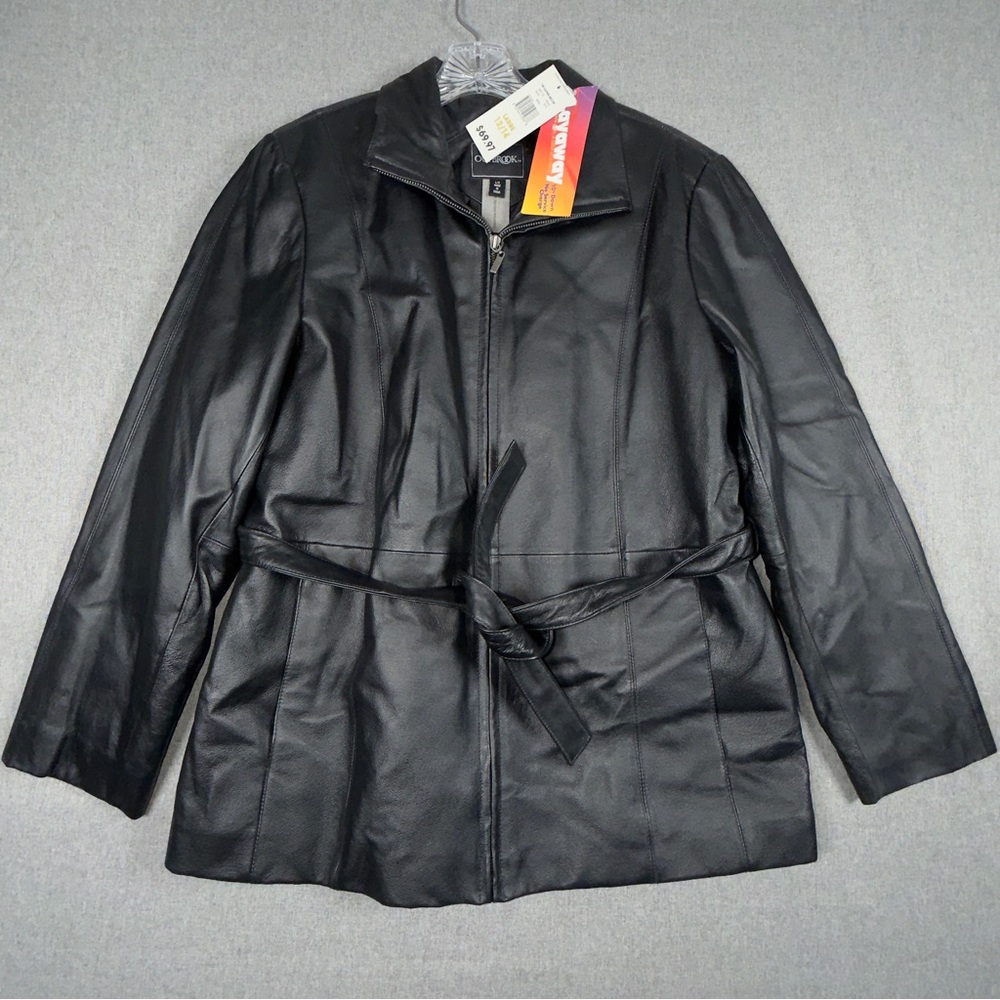 Outbrook Genuine Leather Jacket NWT- LG VINTAGE